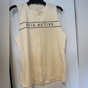 Tan ZYIA Active Gym Tank XL